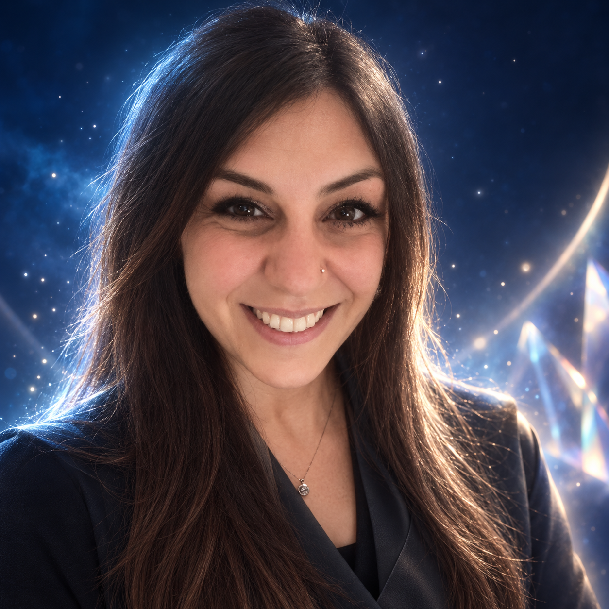 AI-generated portrait of Helena Georgiou